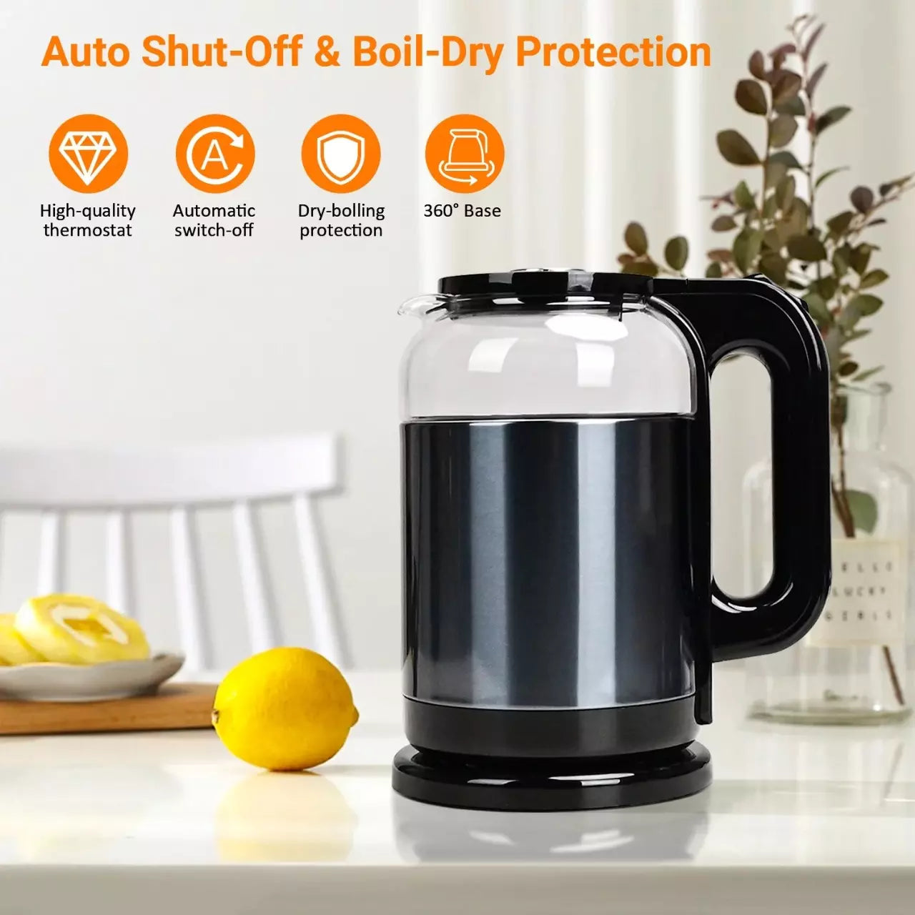 Sumo Sm-924 Glass Electric Kettle 1.8L Sumo Sm-924 Glass Electric Kettle 1.8L